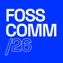 FOSSCOMM 2026 logo